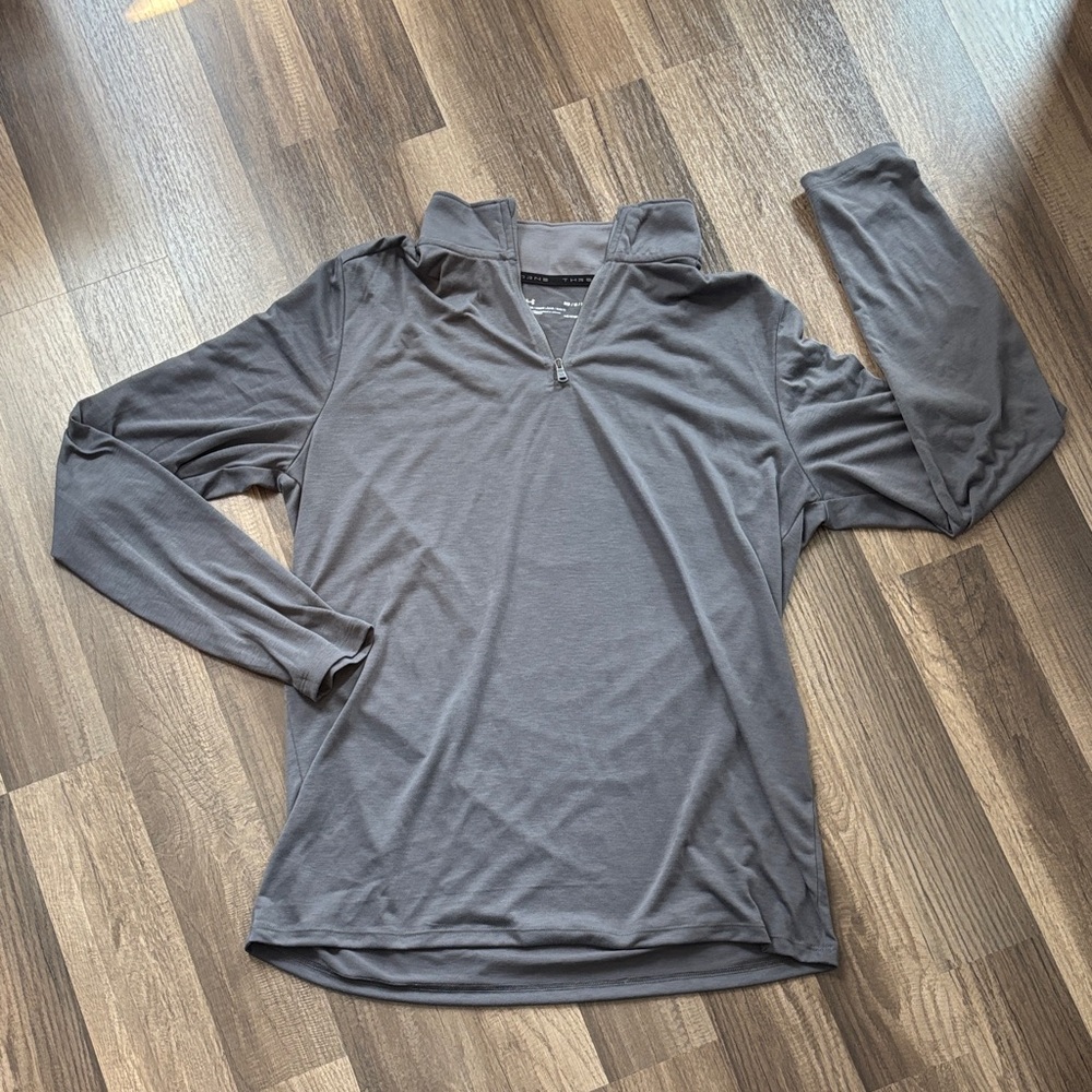 Under Armour Gray Threadborne Pullover